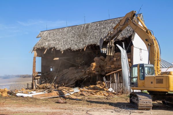 Barn Demolition in Midland