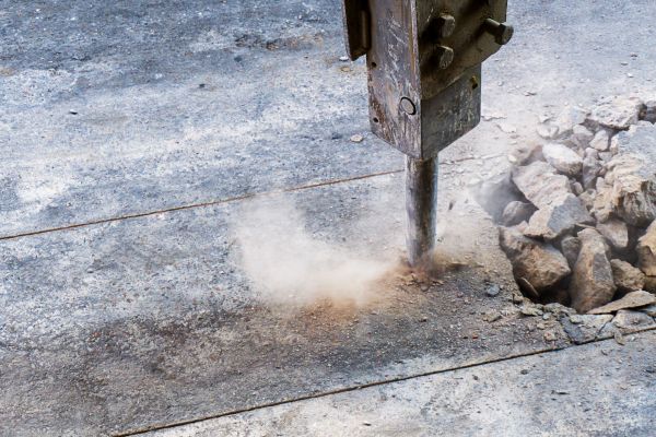 Concrete Patio Removal in Midland