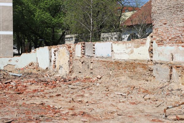Brick Wall Demolition in Midland