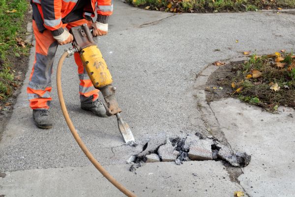 Concrete Sidewalk Removal in Midland