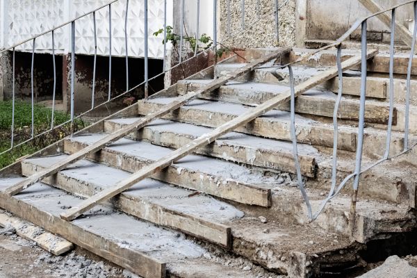 Staircase Demolition in Midland